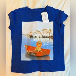 Crewcuts Blue Rescue Boat Kids T-Shirt
